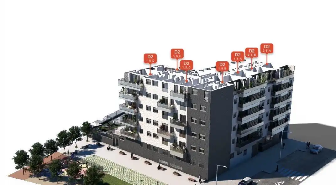 Vista exterior de Àtic de lloguer en Getafe amb Aire condicionat, Calefacció i Traster