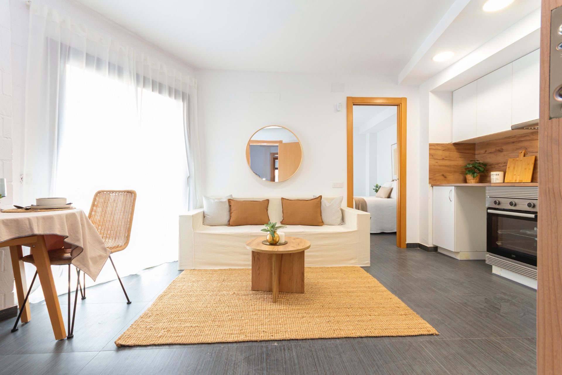 Wohnzimmer von Wohnung zum verkauf in Navarcles mit Ofen