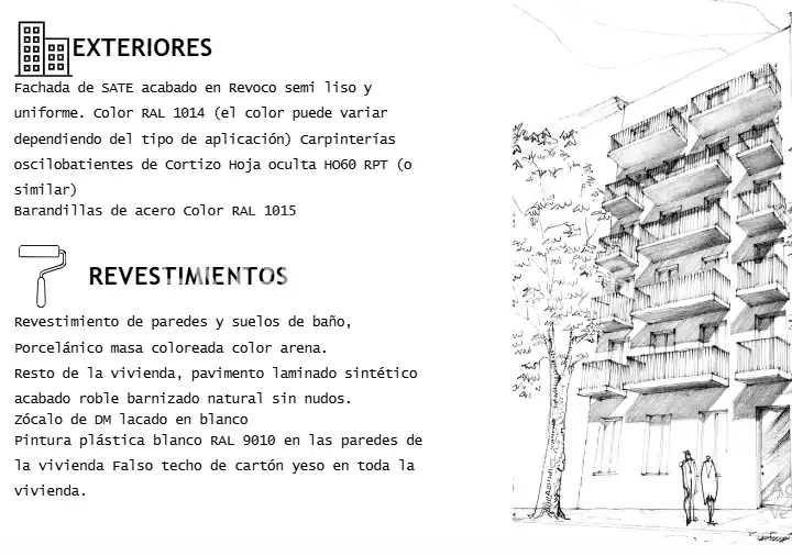 Vista exterior de Piso en venta en Barcelona con Aire acondicionado, Calefacción y Parquet