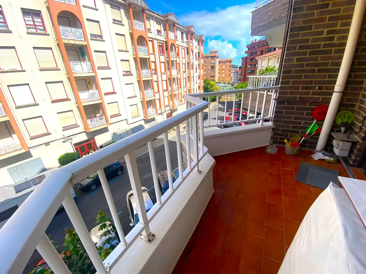 Balcony of Flat for sale in Castro-Urdiales  with Heating, Private garden and Parquet flooring