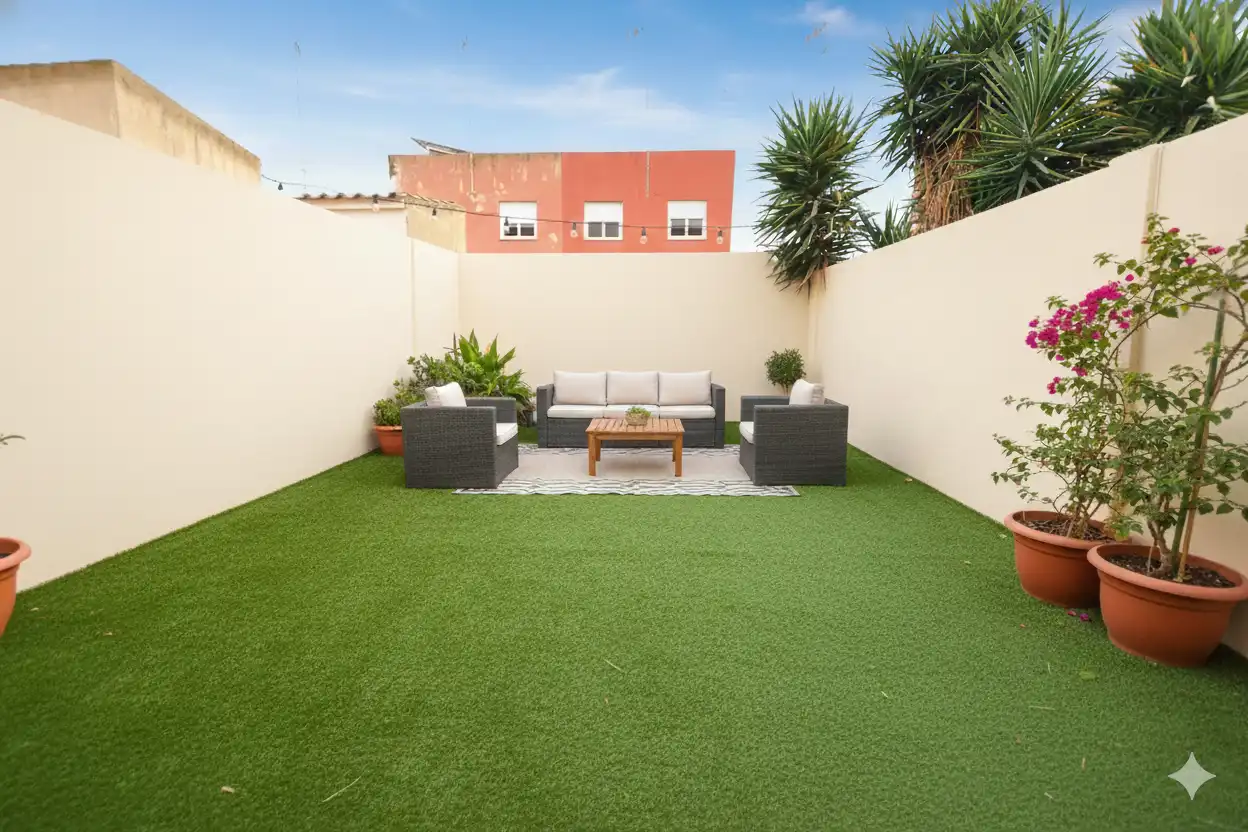 Terraza de Casa adosada en venta en Pilas con Aire acondicionado