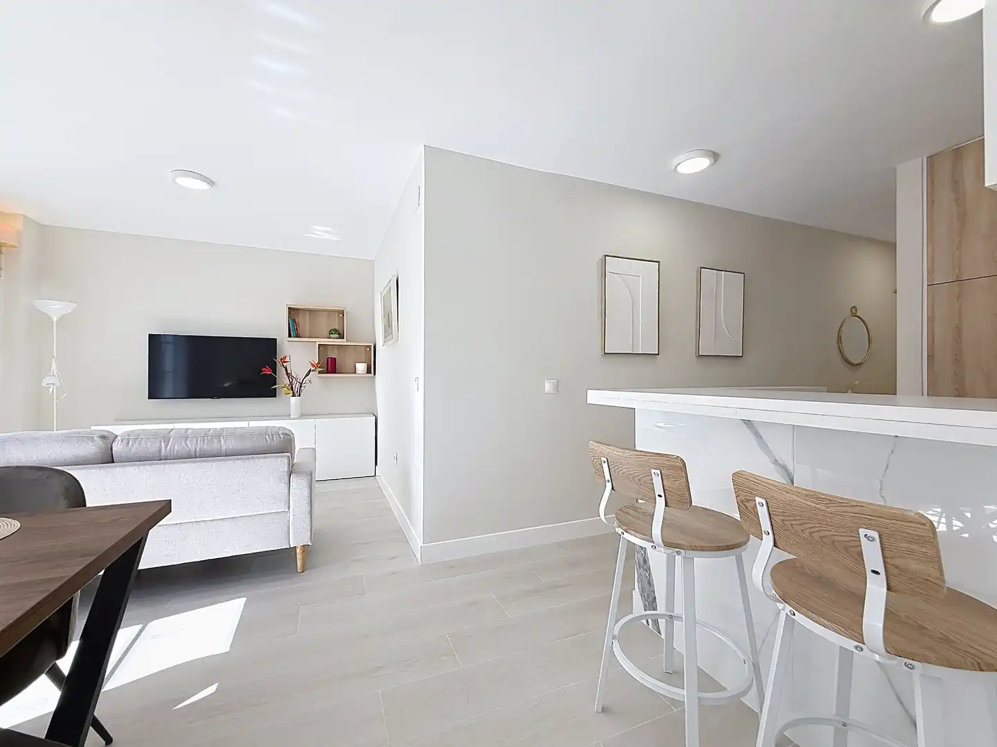 Sala de estar de Apartamento de alquiler en Centro