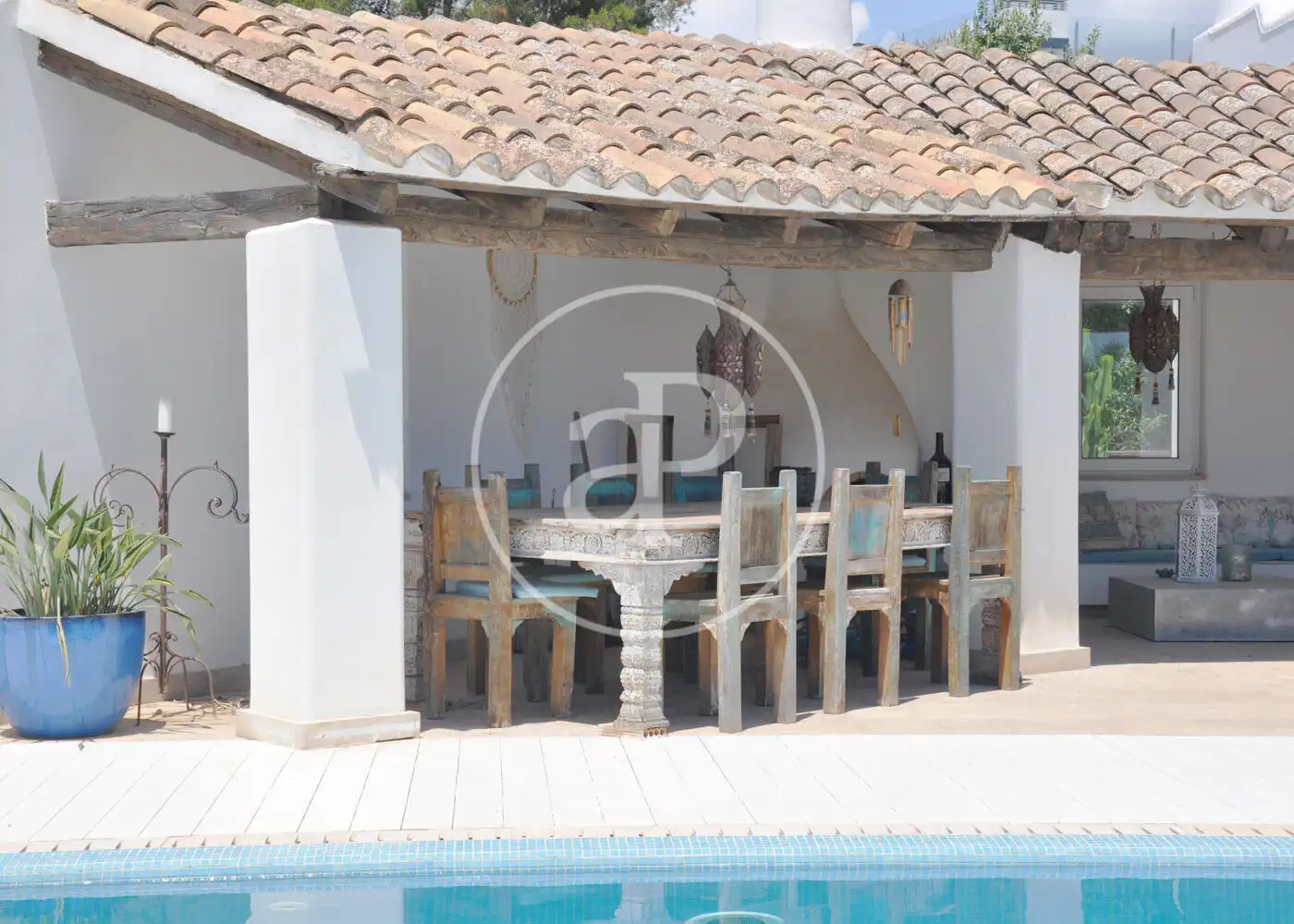 Terrassa de Casa o xalet en venda en Calvià amb Aire condicionat, Calefacció i Jardí privat