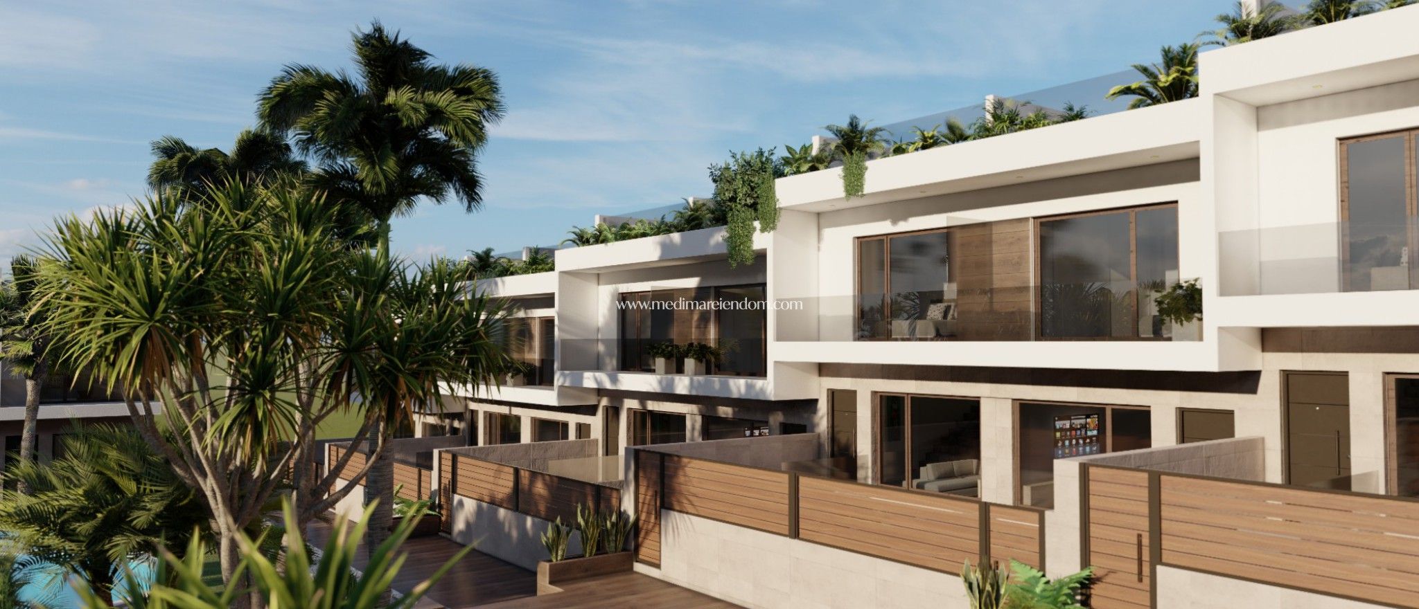 Exterior view of Single-family semi-detached for sale in Torrevieja  with Terrace