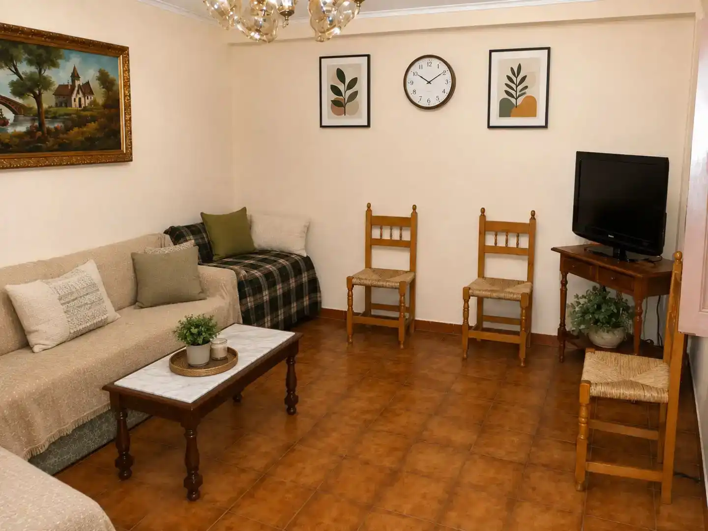 Living room of Flat for sale in Palomera  with Balcony