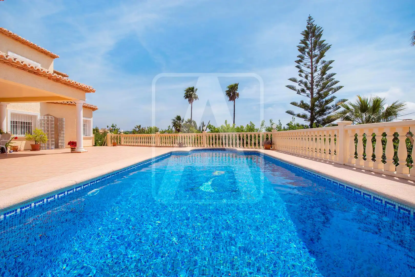 Swimming pool of Houses for sale in Calpe / Calp  with Air Conditioner, Private garden and Terrace