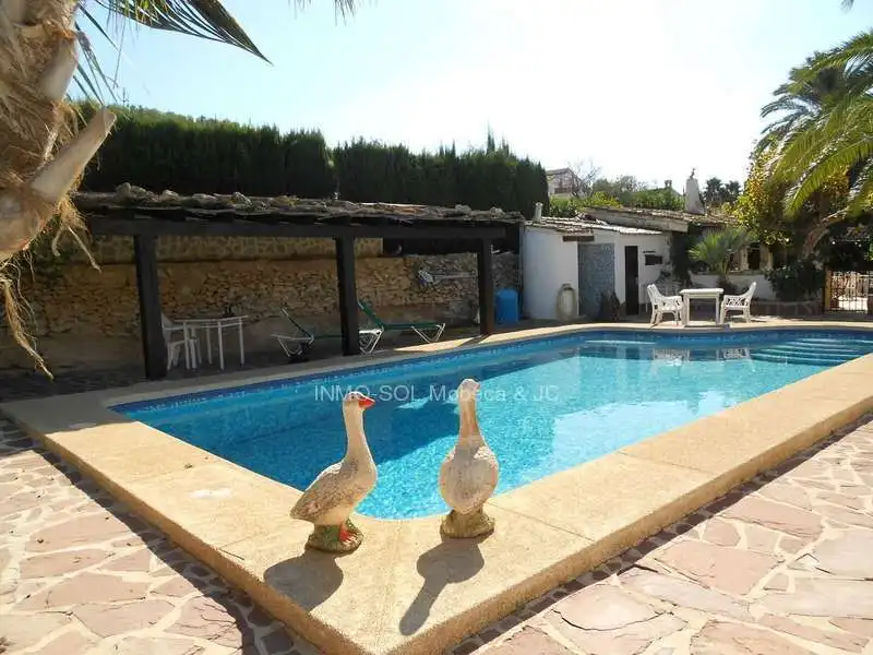 Schwimmbecken von Country house zum Verkauf in Calpe / Calp mit Privatgarten, Terrasse und Abstellraum