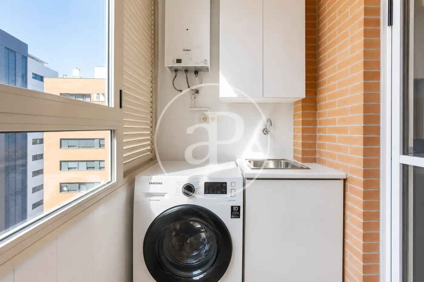 Balcony of Flat for sale in Valencia  with Air Conditioner, Heating and Private garden