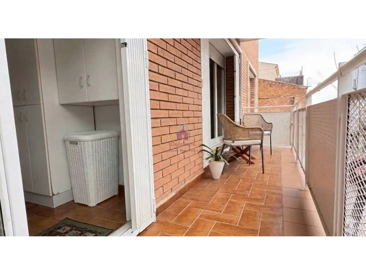 Terrasse von Wohnung zum Verkauf in Terrassa mit Klimaanlage, Heizung und Balkon