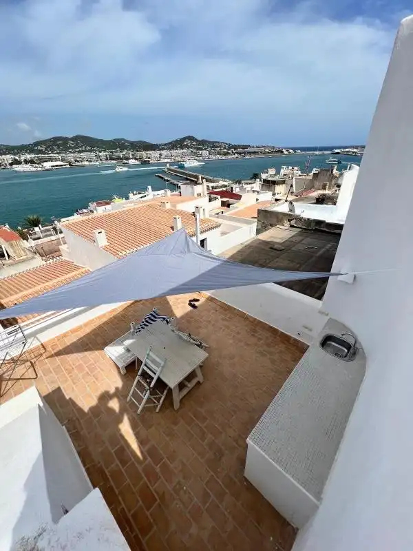 Terraza de Dúplex en venta en Eivissa con Calefacción, Terraza y Amueblado