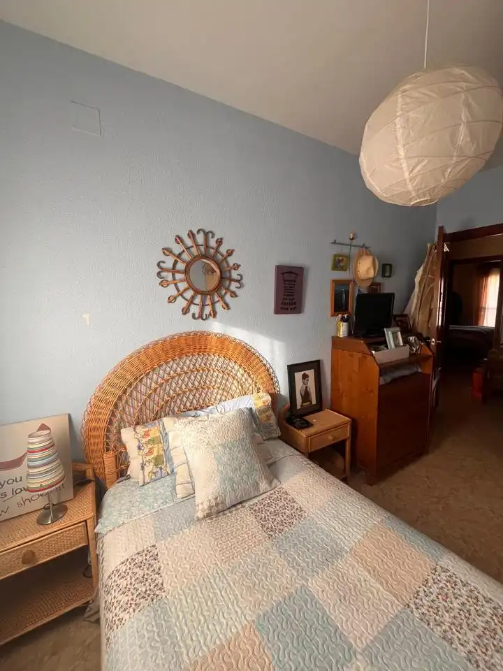 Bedroom of Flat for sale in Plasencia  with Terrace and Furnished