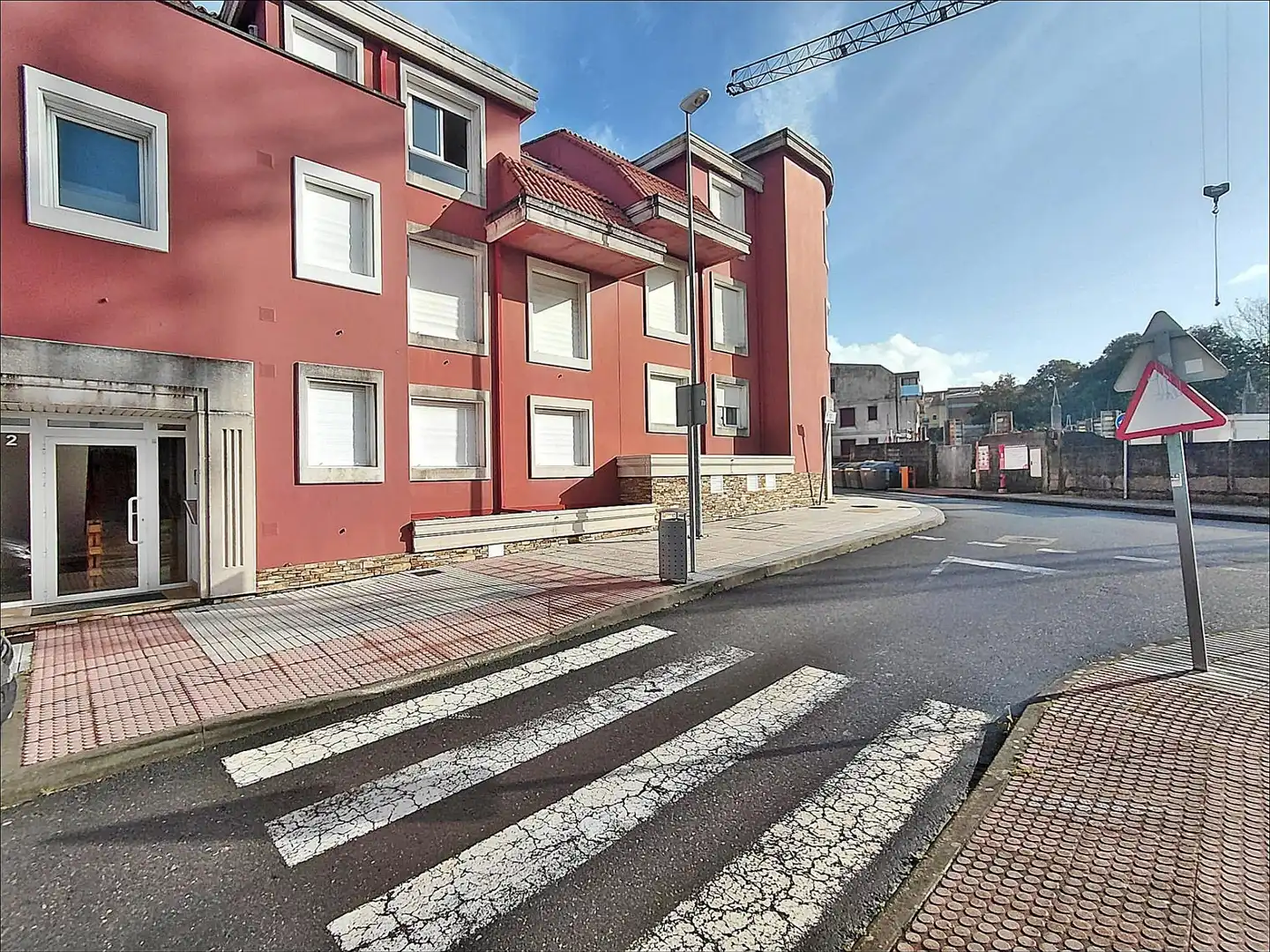 Vista exterior de Piso en venta en Vilagarcía de Arousa con Calefacción, Jardín privado y Terraza