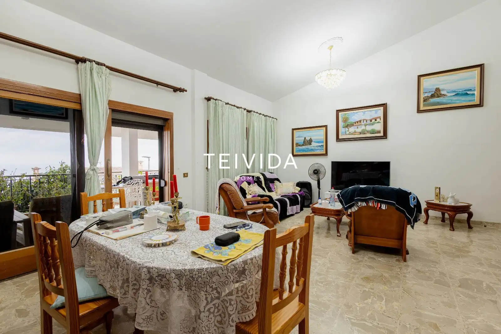Sala de estar de Casa o chalet en venta en Santa Cruz de Tenerife con Aire acondicionado, Terraza y Trastero