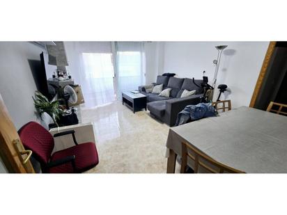 Living room of Flat for sale in Girona Capital  with Heating and Balcony