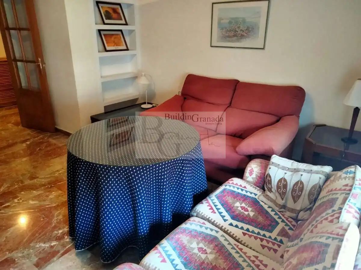 Wohnzimmer von Wohnung zur Miete in Granada mit Heizung, Terrasse und Möbliert