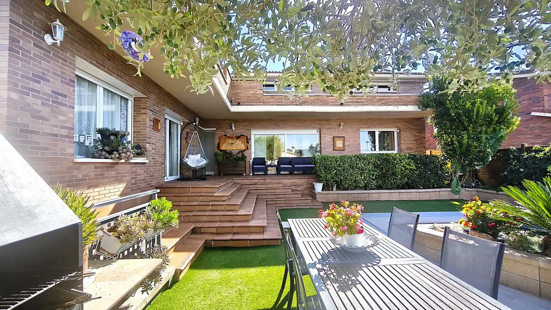 Terrasse von Haus oder Chalet zum Verkauf in Sant Salvador de Guardiola mit Privatgarten, Terrasse und Schwimmbad