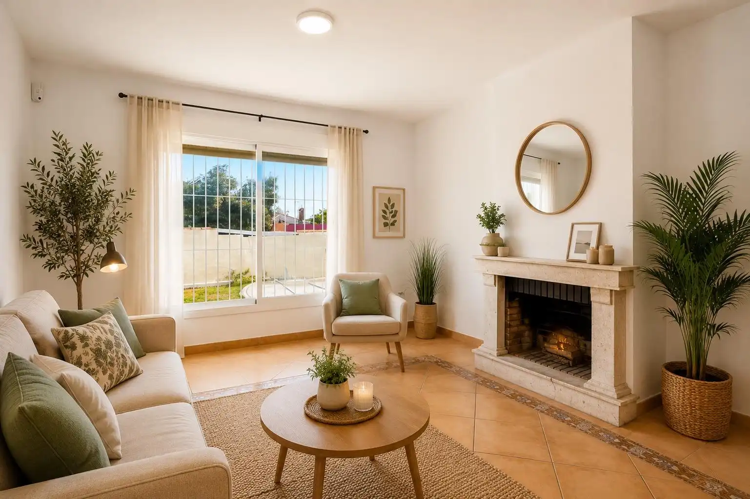 Sala d'estar de Casa o xalet en venda en Chiclana de la Frontera
