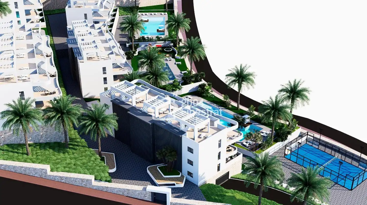 Vista exterior de Planta baixa en venda en Finestrat amb Terrassa i Piscina comunitària