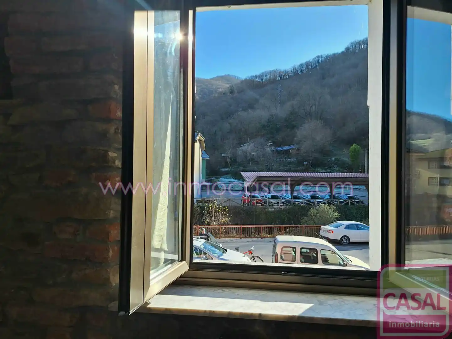 Exterior view of Flat for sale in Mieres (Asturias)  with Terrace and Furnished