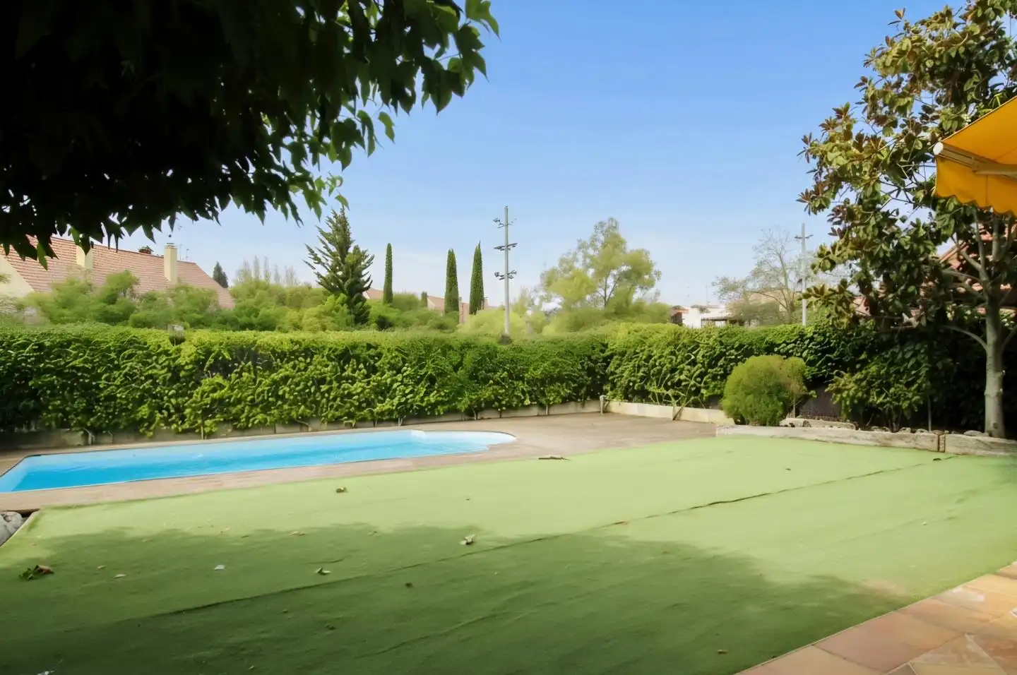 Piscina de Casa o xalet en venda en Matadepera amb Aire condicionat, Jardí privat i Terrassa