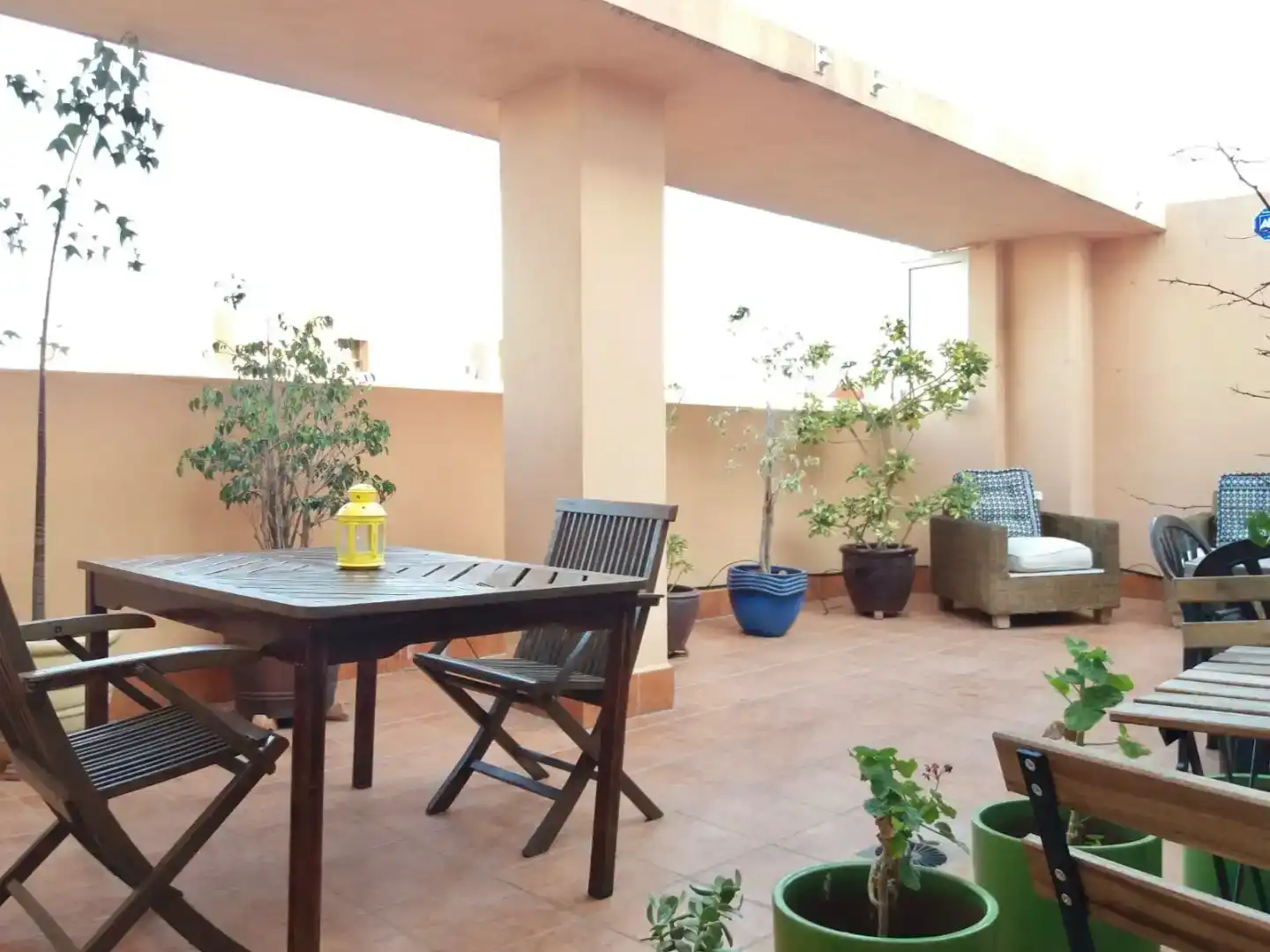 Terrasse von Maisonette zur Miete in  Valencia Capital mit Klimaanlage und Balkon