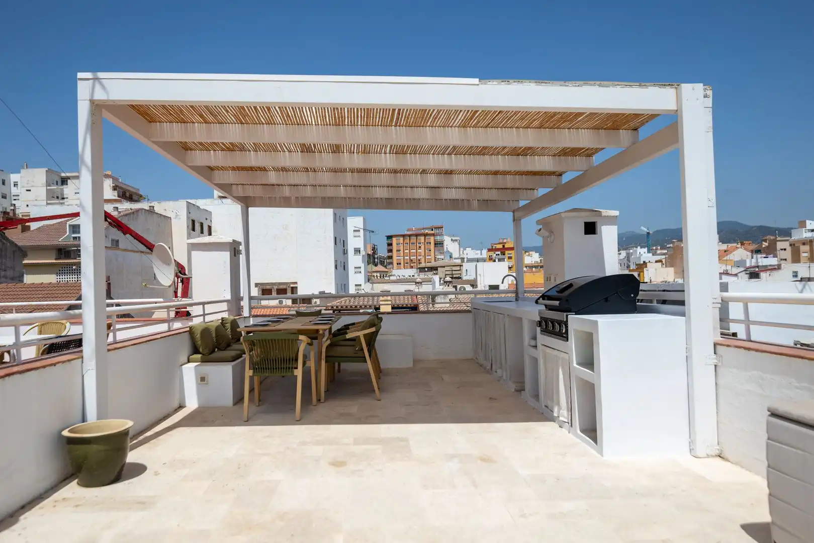 Terrace of Attic for rent in Málaga  with Terrace and Furnished
