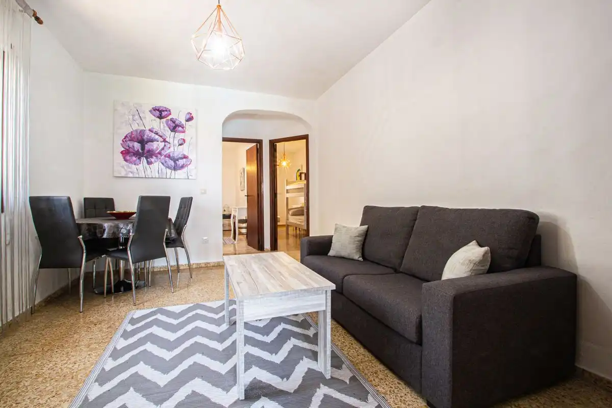 Living room of Houses for sale in Calpe / Calp  with Air Conditioner, Heating and Private garden