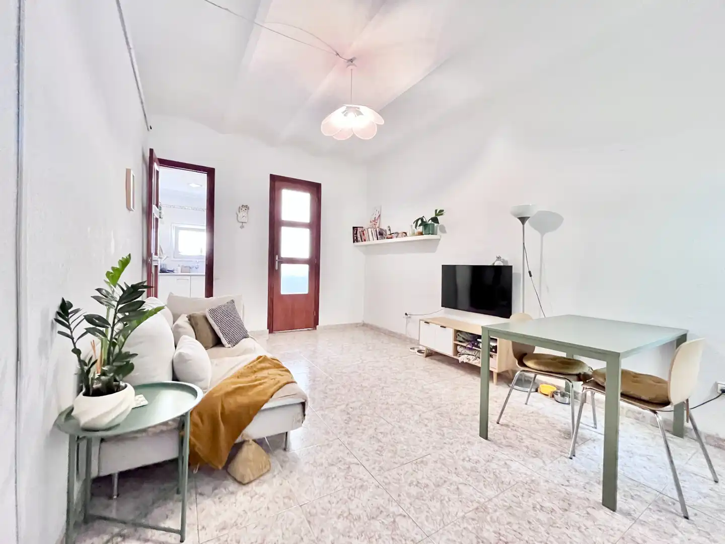 Sala de estar de Piso en venta en Barcelona con Aire acondicionado, Calefacción y Parquet