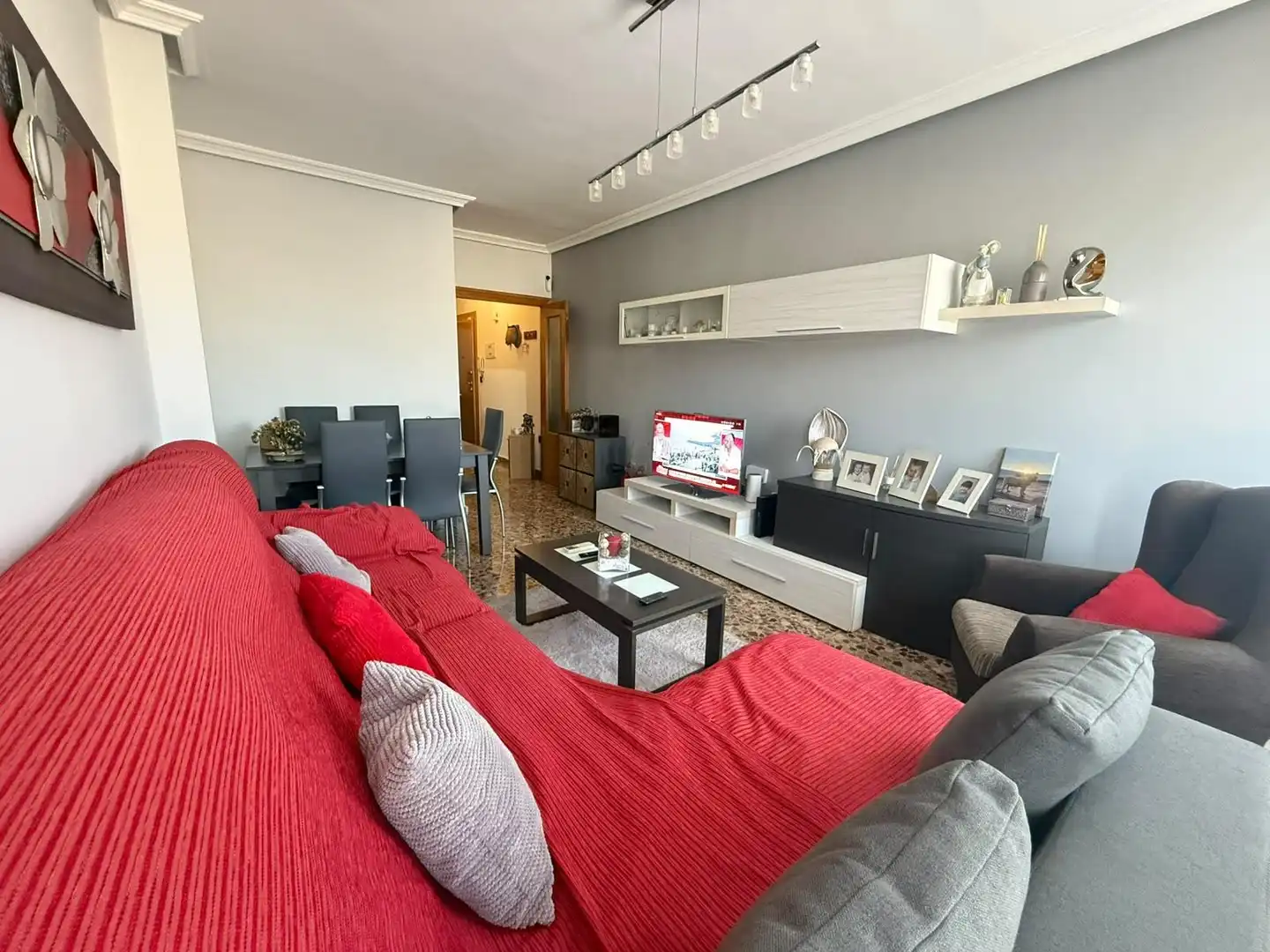 Sala de estar de Piso en venta en Cartagena con Aire acondicionado y Calefacción
