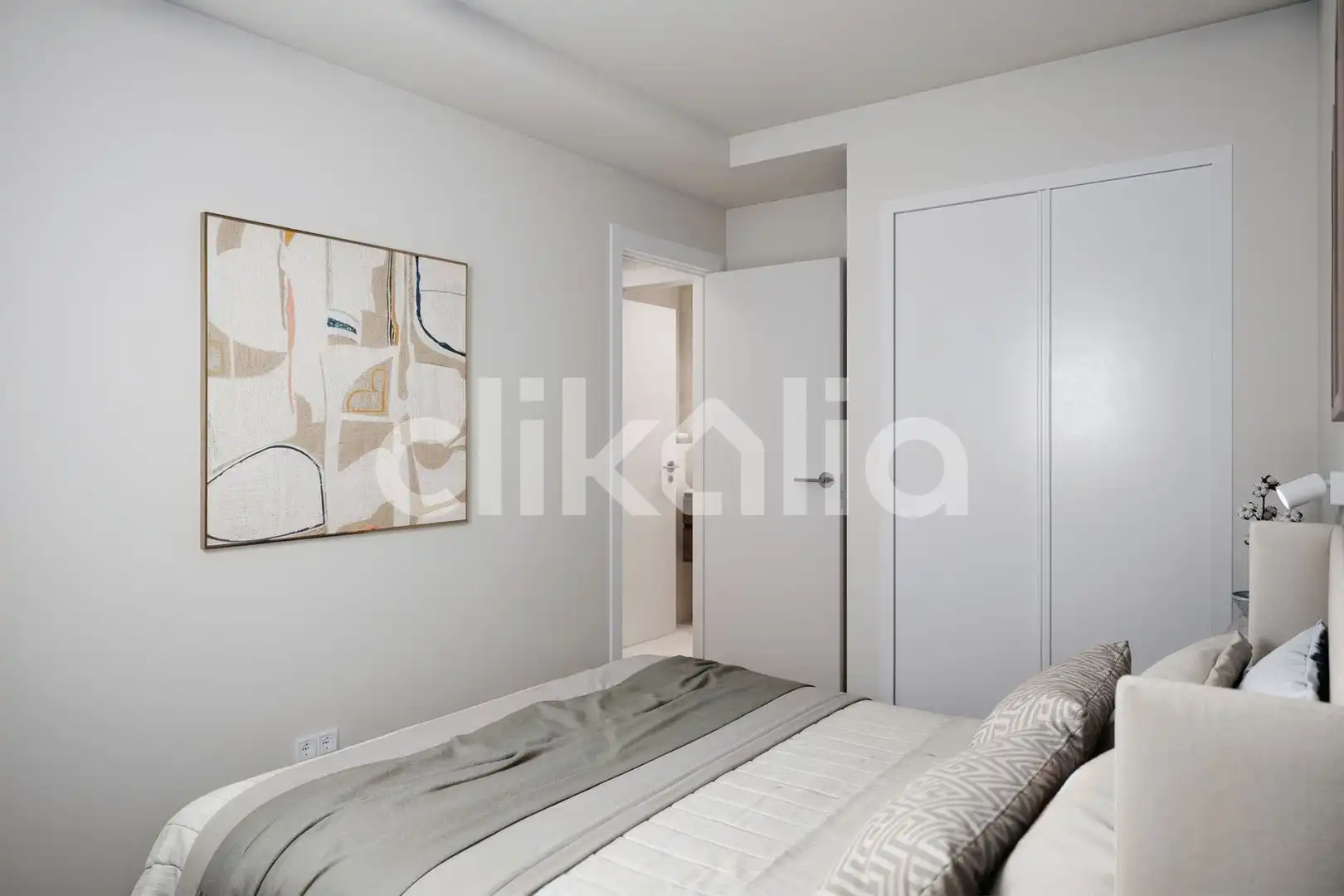 Bedroom of Flat for sale in Madrid  with Air Conditioner and Heating