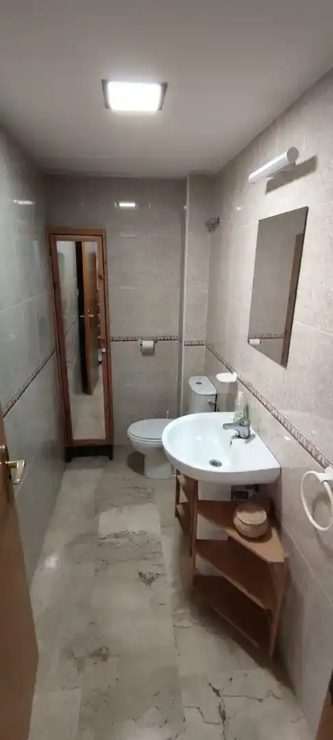 Bany de Casa o xalet de lloguer en Murcia amb Aire condicionat, Jardí privat i Parquet