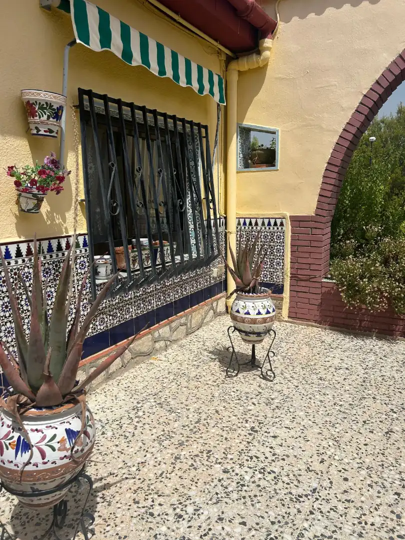 Jardí de Casa o xalet de lloguer en Alborache amb Aire condicionat, Jardí privat i Terrassa