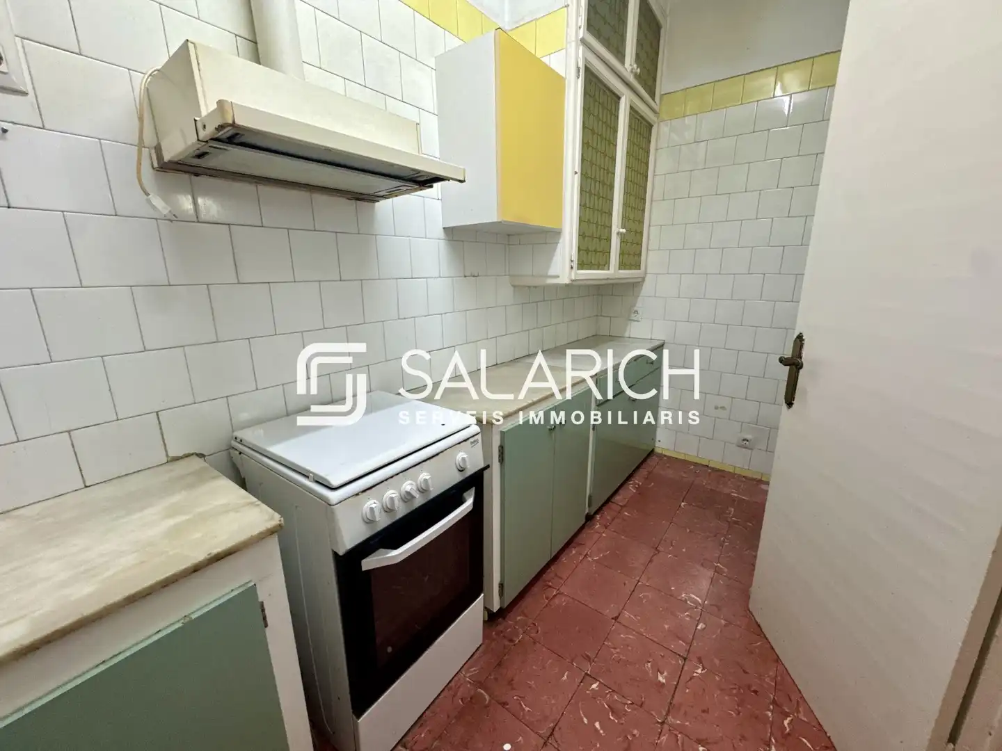 Kitchen of Flat for sale in Barcelona  with Air Conditioner and Balcony