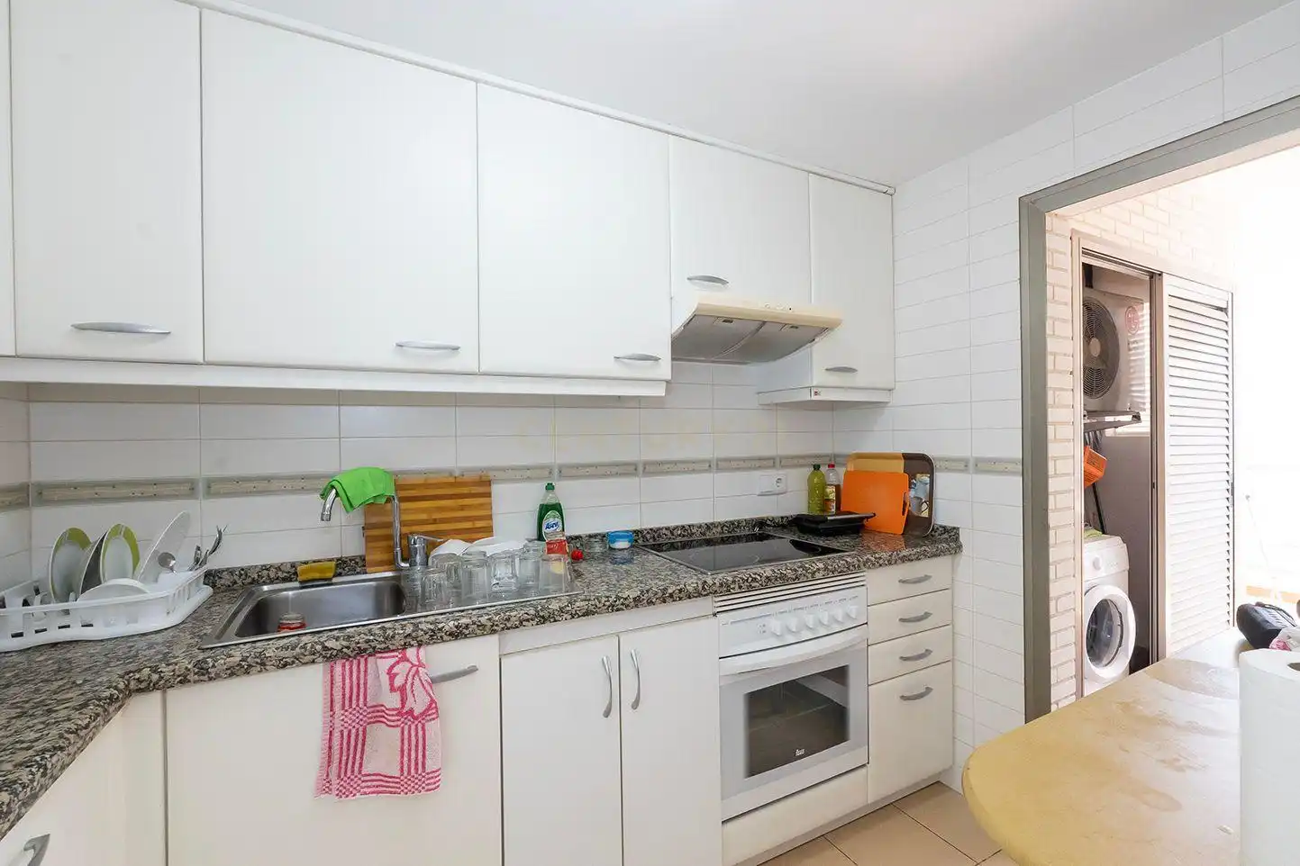 Cocina de Apartamento de alquiler en Calpe / Calp con Aire acondicionado y Piscina comunitaria