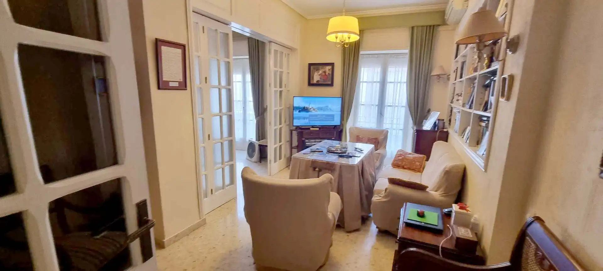 Sala de estar de Piso en venta en Puente Genil con Aire acondicionado, Terraza y Trastero