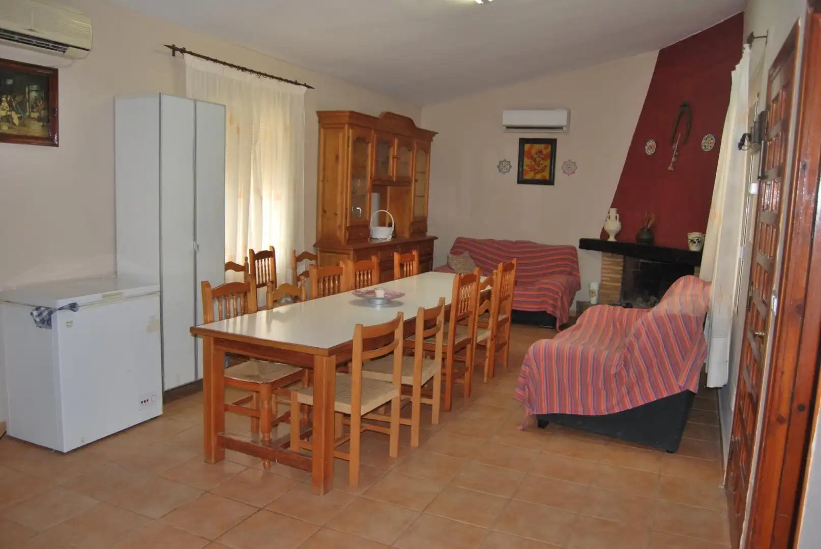 Comedor de Finca rústica en venta en Murcia con Aire acondicionado, Jardín privado y Terraza