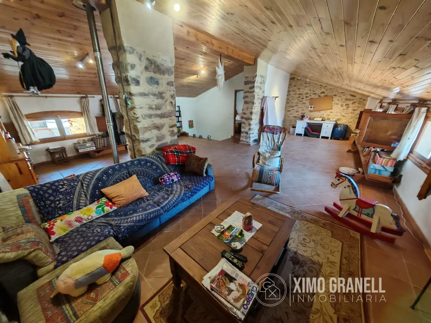 Sala d'estar de Casa o xalet en venda en Eslida amb Traster