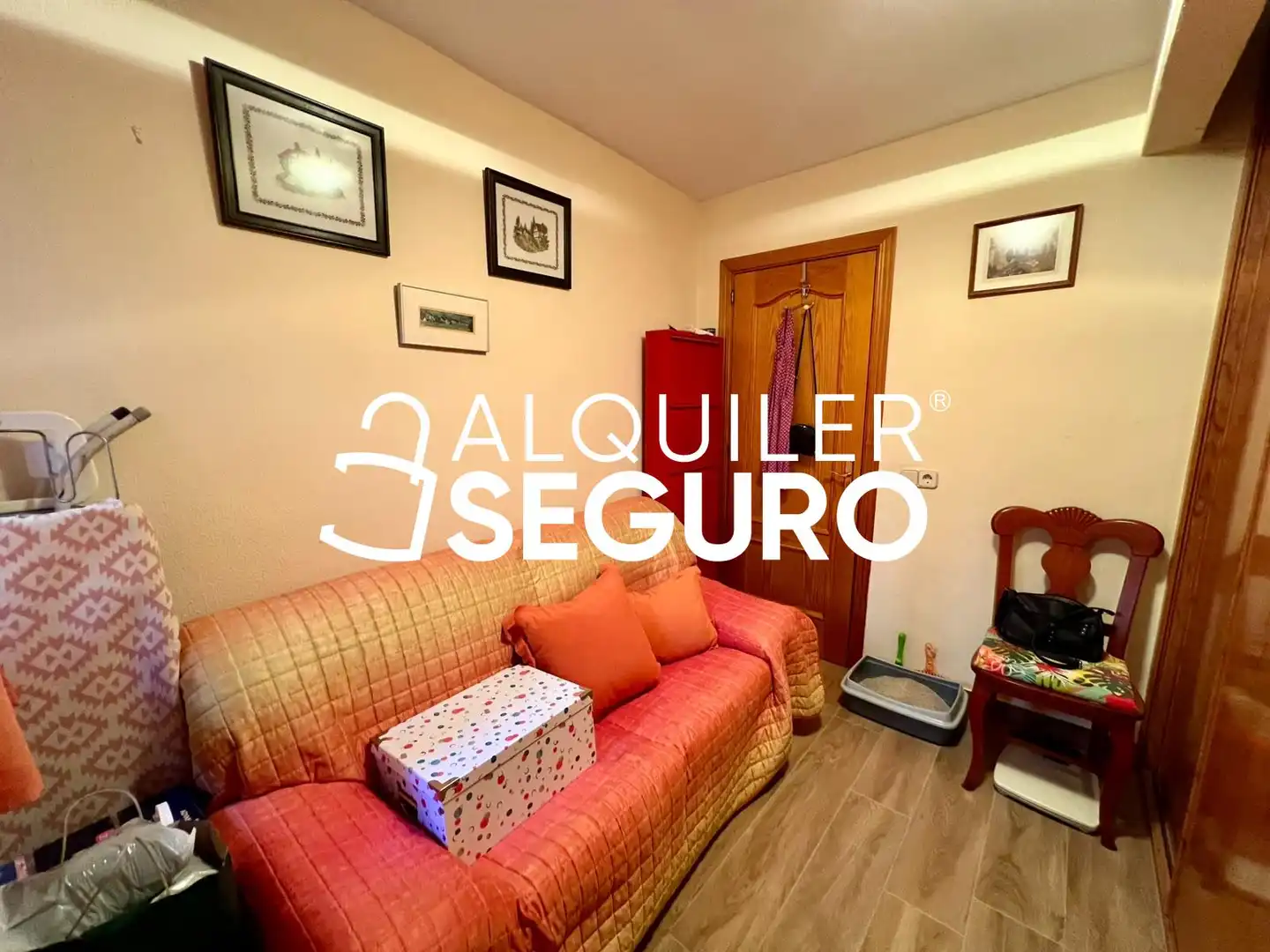 Wohnzimmer von Wohnung zur Miete in Madrid mit Heizung und Möbliert