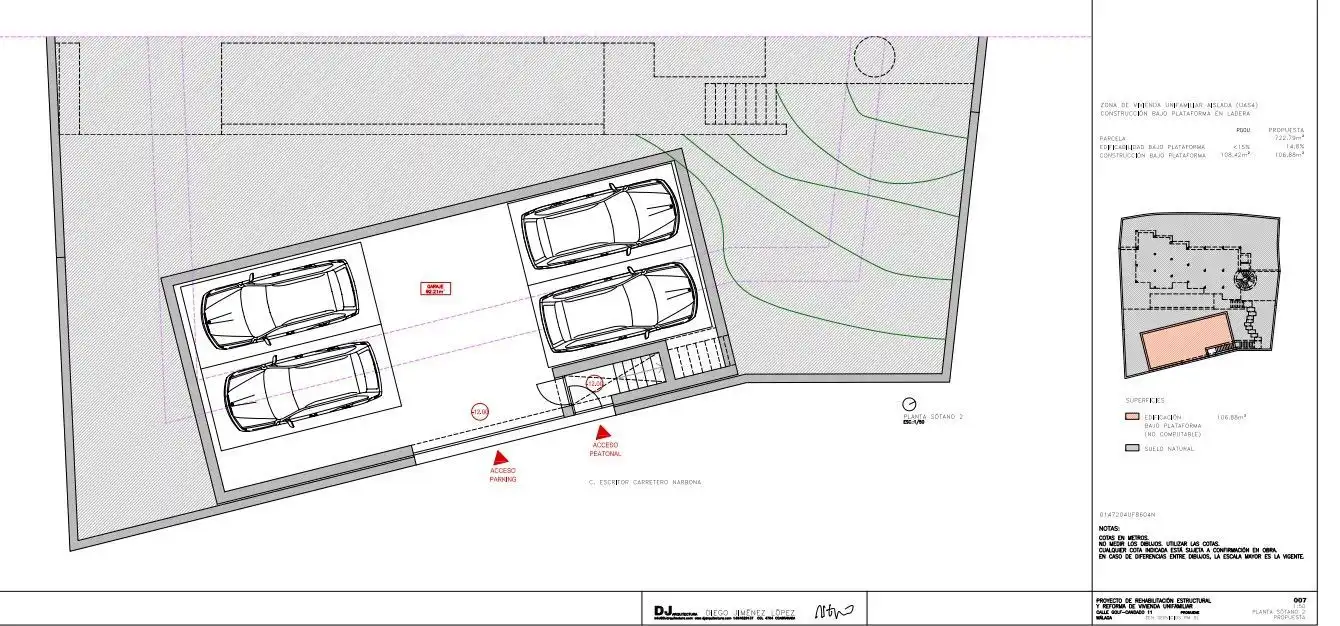 Parking of Houses for sale in Málaga  with Private garden, Terrace and Storage room