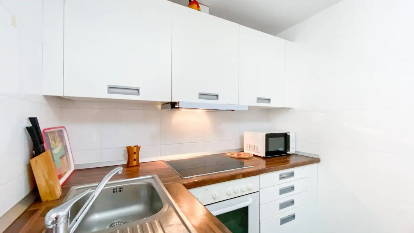 Kitchen of Flat for rent in Málaga  with Air Conditioner, Heating and Parquet flooring
