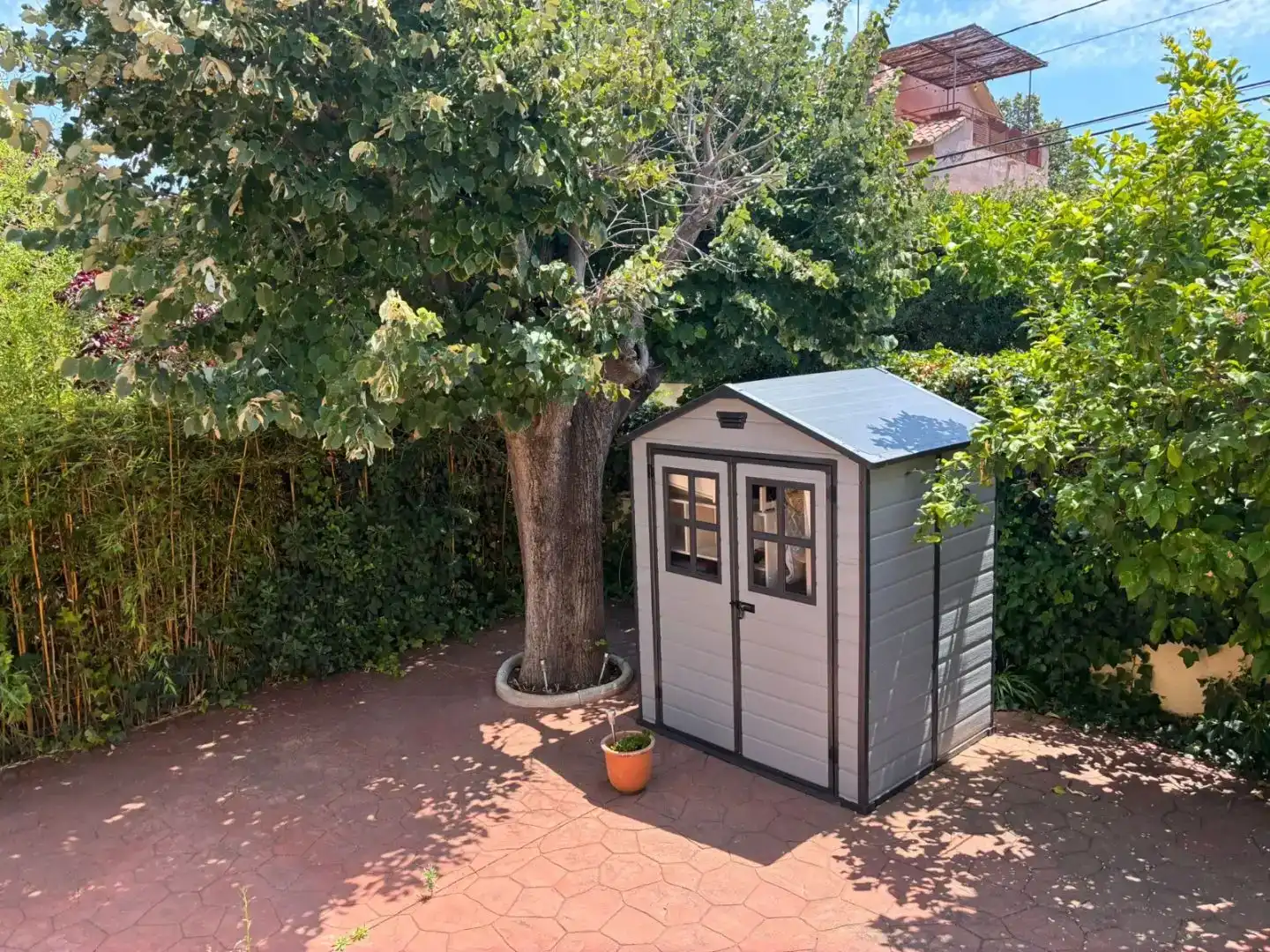 Garten von Country house zur Miete in Sant Cugat del Vallès mit Klimaanlage, Privatgarten und Abstellraum