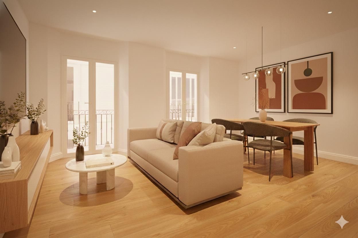 Sala d'estar de Apartament en venda en  Zaragoza Capital amb Balcó