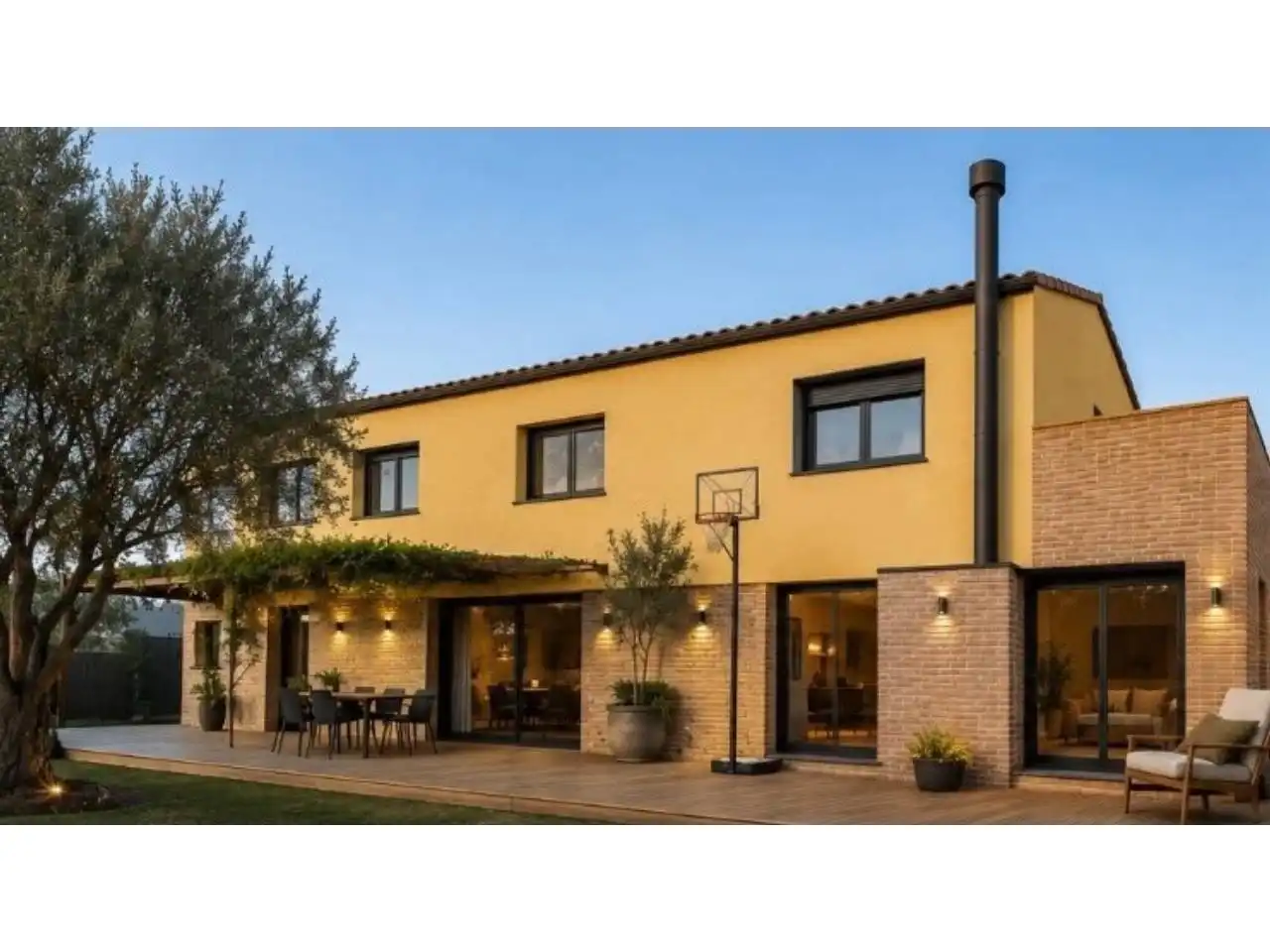Vista exterior de Casa o chalet en venta en Girona con Calefacción, Jardín privado y Terraza