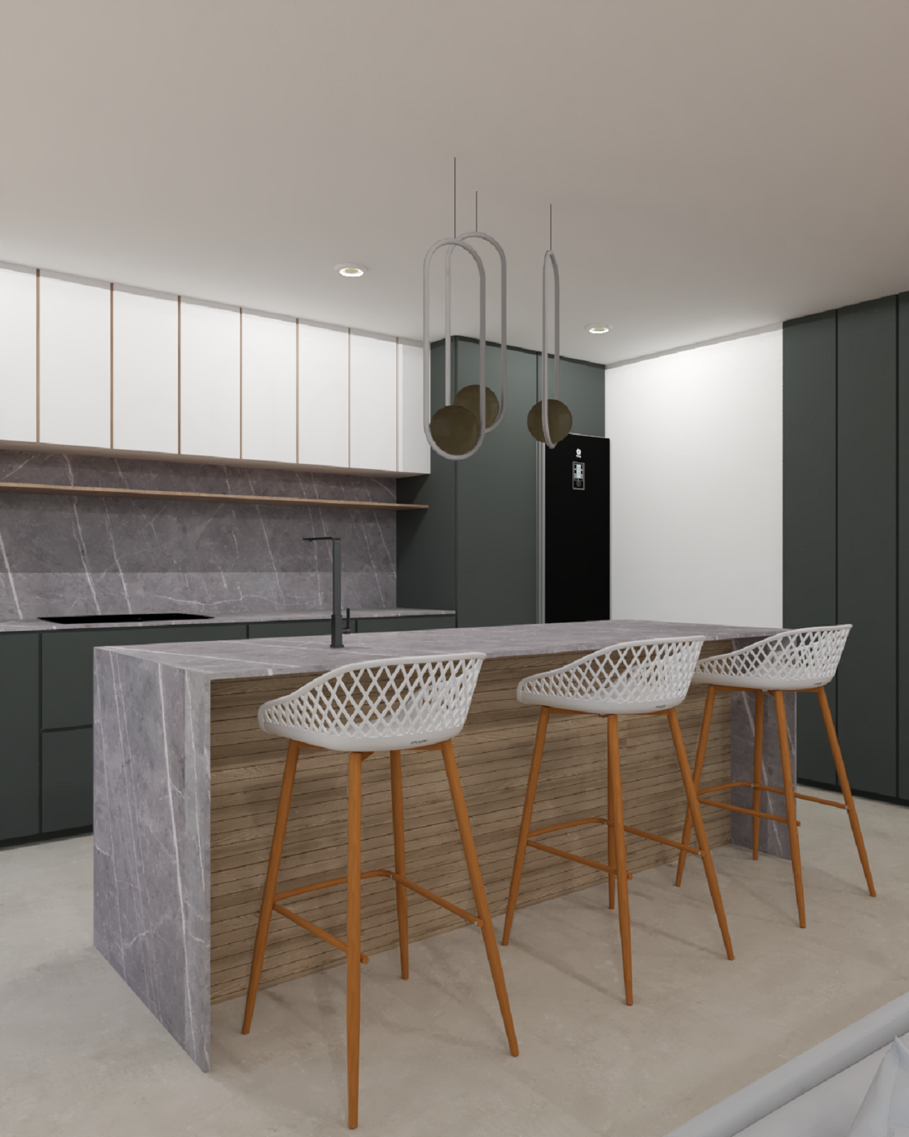 Kitchen of Flat for sale in  Murcia Capital  with Air Conditioner, Heating and Terrace