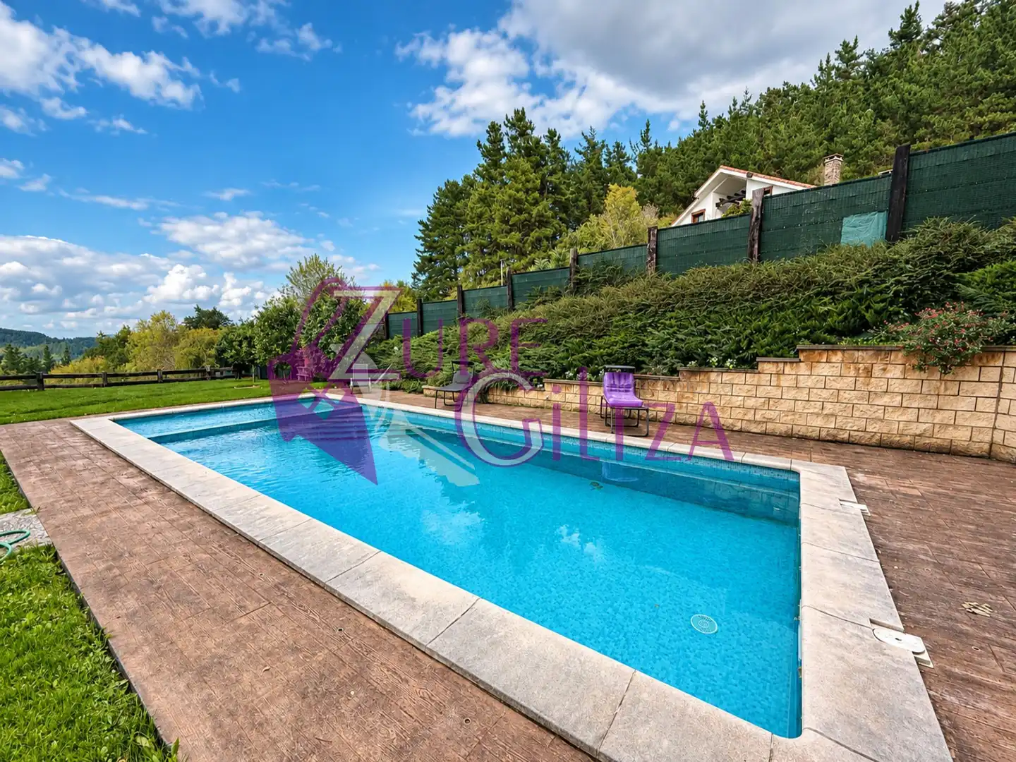 Piscina de Casa o xalet en venda en Lemoa, Bizkaia