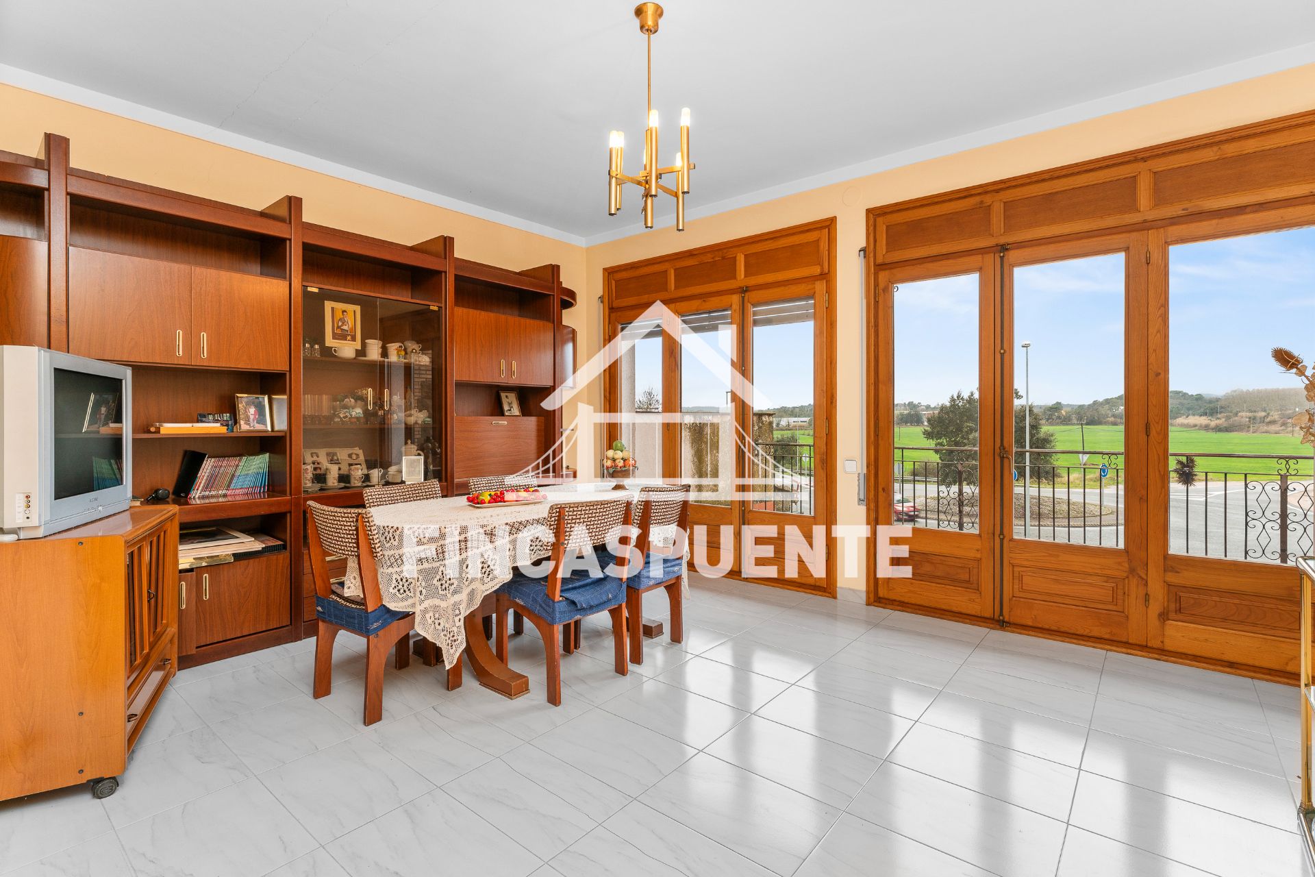 Esszimmer von Country house zum verkauf in Massanes mit Privatgarten, Terrasse und Balkon