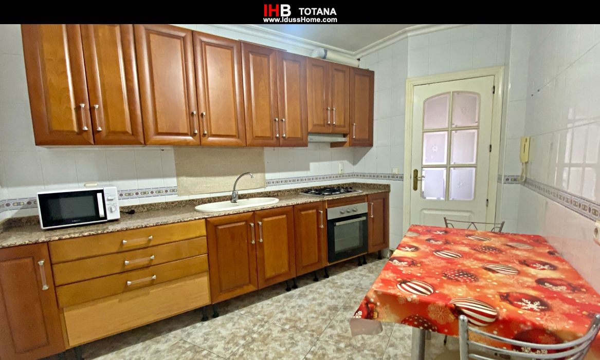 Kitchen of Flat for sale in Totana  with Air Conditioner, Terrace and Furnished