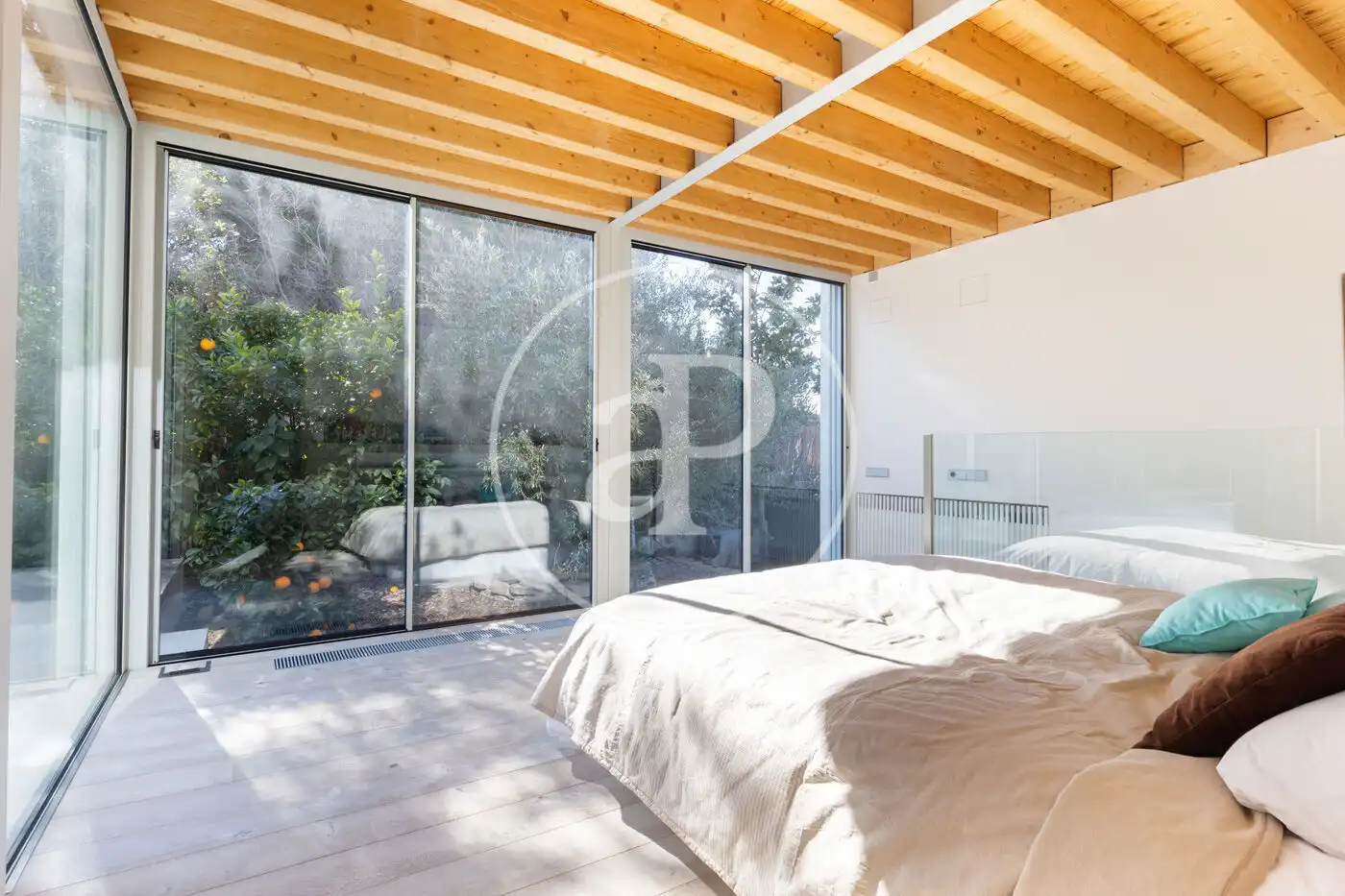 Bedroom of Houses for sale in Sant Cugat del Vallès  with Air Conditioner, Heating and Private garden