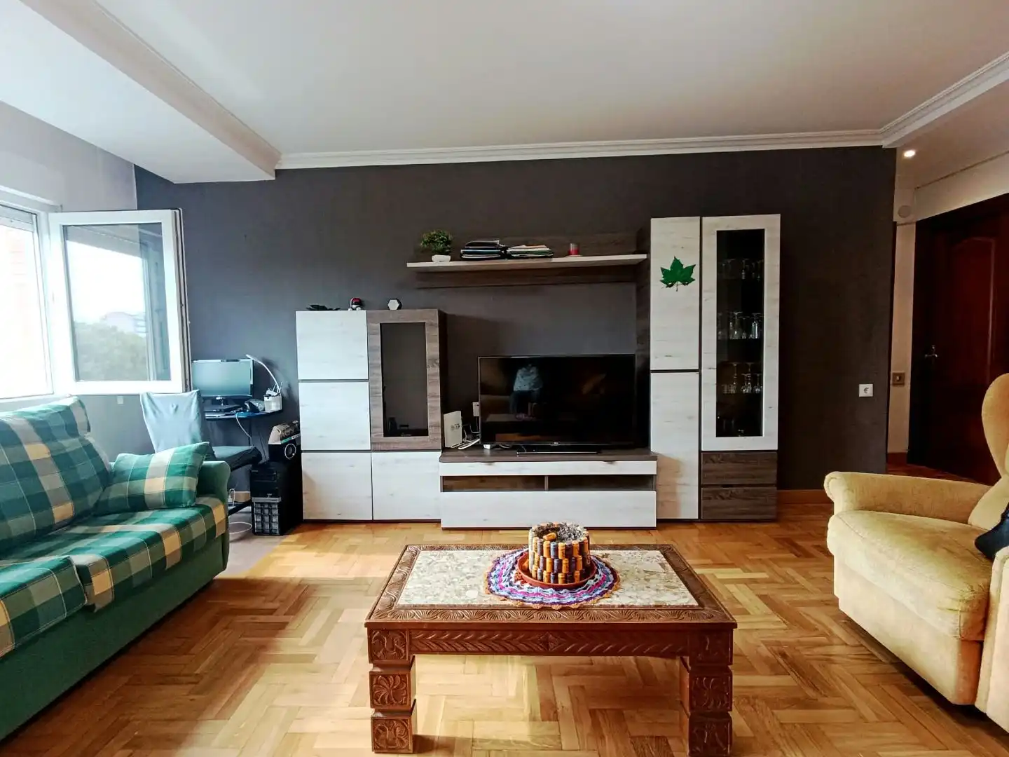 Sala de estar de Piso en venta en Gijón 