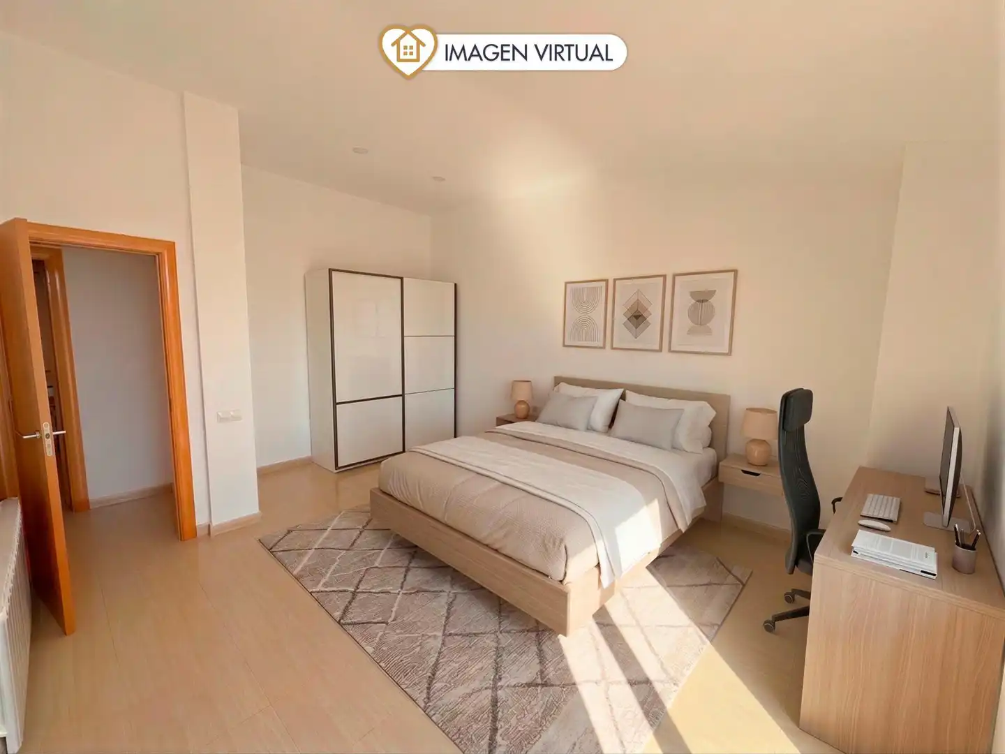 Habitación de Casa o chalet en venta en Vallirana con Aire acondicionado, Calefacción y Jardín privado